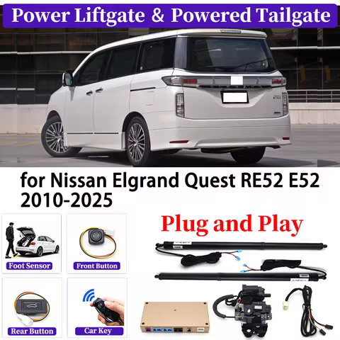 for Nissan Elgrand Quest RE52 E52 2010-2025 OEM Upgrade Car Automatic Power Liftgate Kit Smart Auto 