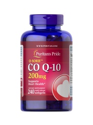 🇺🇸Puritan's Pride 高效用輔酵素 COQ-10 Q-SORB CO Q10 輔酶 200mg - COQ10 (240粒, 240 softgels) (08/2026)