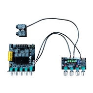 Mixing Fever Karaoke Reverb Board DC 8-36V Anti-Howl AMP with TB21H Microphone Singing Front Board