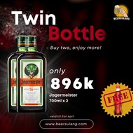 Twin Bottle Tokped Jagermeister 700ml