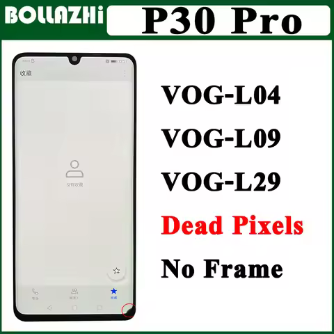 Single Sale Defect For Huawei P30 Pro LCD VOG-L29 Display TouchScreen Assembly NoFrame NoFingerPrint