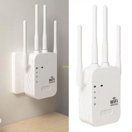 BT 2 in 1 Wifi Repeater Four Antennas Wifi Router Booster 2 4+5Ghz Wifi Signal Extender 1200Mbps Wide Extender Amplifier