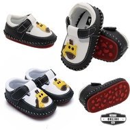 READY STOCK 🇲🇾 Newborn Shoes Prewalker Shoes Giraffe (BLACK) Kasut Baby, Infant Shoes, Baby Boy & Gi