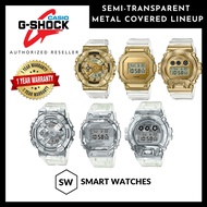 Casio G-SHOCK GM-110SCM / GM-5600SCM / GM-6900SCM / GM5600SG / GM6900SG / GM110-SG Semi-Transparent Metal Covered Lineup