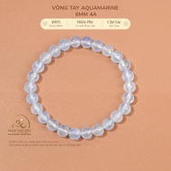 Jade Dan Tam - Aquamarine Bracelet 6mm 4A - Water Element & Wood Element
