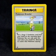 Vintage Pokemon TCG Pokemon Breeder 76/102 1999 Base Set Unlimited Trading Card