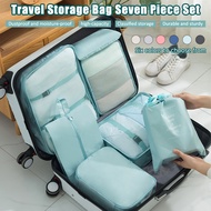 7 Pieces Travel Organiser Foldable Waterproof Luggage Organiser Bag Set Travel Organiser Travel