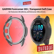 Garmin Forerunner 265, 265s Soft Case, Transparent Design Cover, Smartwatch Body Casing (for garmin 