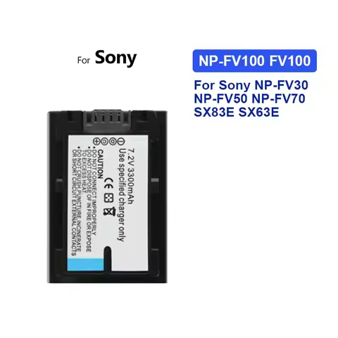 Battery 1050mAh-4650mAh For Sony NP-FV30 NP-FV40 NP-FV50 NP-FV70 SX83E SX63E FV50 FV50A FV100 Cyber-