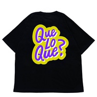 SILENTCO - Que Lo Que Black Oversized Tshirt