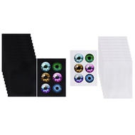 10Pcs Fursuit Eye Mesh11.8x8.6 Inch Black Costume Eye Net 0.5mm PVC Dust Mesh Plastic Mesh Sheet for