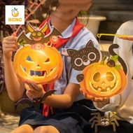 NCNC Halloween Pumpkin Lantern, Luminous With Handle Halloween Lantern DIY, Festival Supplies Handma