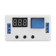 12V Timer Relay,0.1s to 999 min 50mA On-Off Digital Delay Relay with LED Display