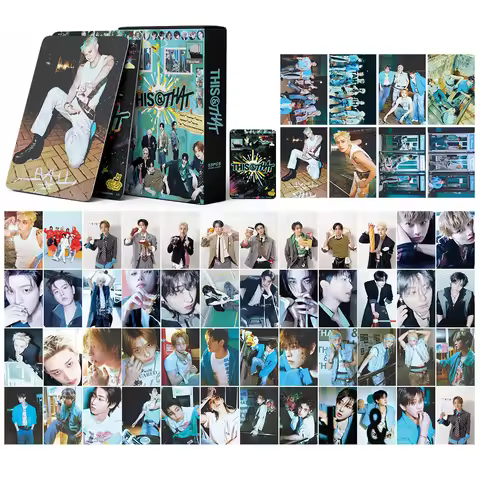 55 SK New Album Cards THISTHAT Stray Kids SKZOO Postcards Photo Cards LOMO Cards Fan Support Gifts