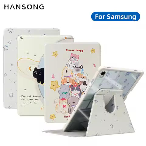 360° Rotation For Samsung Tab A11 Plus A9+ Tablet Case For S10 Lite/S10 FE/S9 FE/S9 S11 S10+/S9+/S9F
