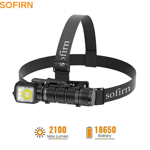 SOFIRN HS42 2100lm 6000K Multi light Sources 3000mah Headlamp SST40 LED Red light Torch USB C Rechar