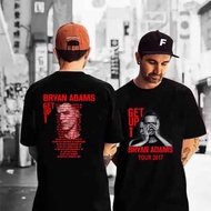 Legend Rock Bryan Adams Get UP Tour Dates 2017 T-shirt Print Large Size