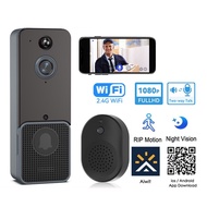 Smart Home Wireless WiFi Video Doorbell Camera Digital Outdoor Doorbell Intercom HD Night Vision Security Protection