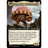 Tetzin, Gnome Champion // The Golden-Gear Colossus Extended Art The Lost Caverns of Ixalan Commander