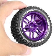 75mm RC Rally Car Tire for Rlaarlo 1/10 Unlimited 94118 HNR H9804 Tires RC Car Metal Upgrade OP Acce