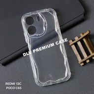 poco C65 CASE MELTING WAVY CLEAR CASE poco C65 G01