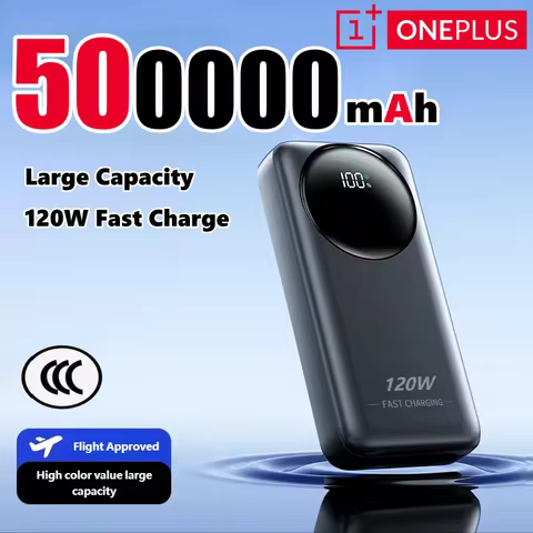 OnePlus Power Bank 200000mAh 120W Large Capacity Super Fast Charge Power Bank Portable Battery Charg