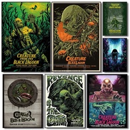 Classic Monster Horror Movie Creature from the Black Lagoon Poster Old Film Prints Canvas Painting W