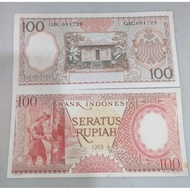 Gercep UANG LAMA INDONESIA 100 RUPIAH 1964