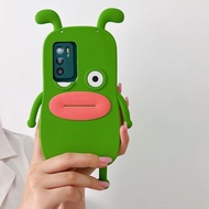 OPPO A92 A72 A5s A3s A16K A17 A12 A91 A15 A53 F5 F7 F15 F9 F11 F17 F19 F21 F23 FIND X2 X3 X5 PRO Fashion Unique Design Green Frog pattern mobile phone case Silicone shockproof Cove