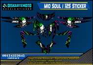 Mio Soul i 125 Joker Design Sticker