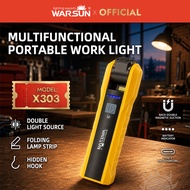 Warsun X303 Magnetic Suction LED Work Light Lighting Fashlight for Camping Car Repairing patrol