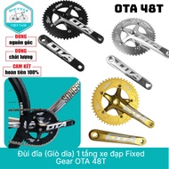Disc Crank (Disc Crank) Fixed Gear OTA 48T Single Decker Bicycle – Genuine