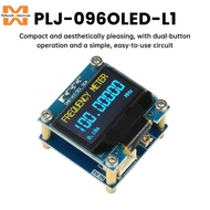 PLJ-096OLED-L1 DC4.5-9V Frequency Display Module 1KHz-100MHz Frequency Meter 0.96-Inch OLED Frequenc