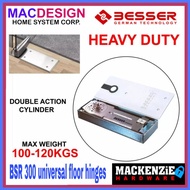 ♞,♘BESSER 300 HEAVY DUTY PIVOT FLOOR SPRING HINGE DOOR HOLD OPEN 100 TO 120KG