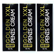 Cobeco Pharma - 荷蘭Cobeco – Golden Bigboy XXL Cream黃金勃起增大乳霜 – 50ml (3支裝)