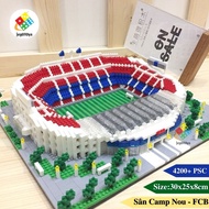 Lego Sân Vận Động Old Trafford - Bộ Sưu Tập Bóng Đá - Mô Hình 3D Sân Vận Động Manchester United - Tặ