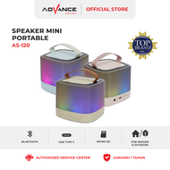 Advance AS-120 Speaker Mini Bluetooth Portable FREE 1 Microphone Wireless Garansi Resmi Advance