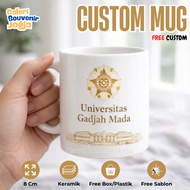 CUSTOM WHITE CERAMIC MUG | Campus Mug | Campus Gift | FREE Design Mug | Campus Hampers