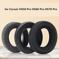 Replacement Skin-friendly Velvet Ear Pads for Corsair HS50 Pro HS60 Pro HS70 Pro Headphones Soft Foa