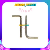 HITAM 1pcs Key L HEX Key L UNIVERSAL Key L4 Key/Key L5 Black Color