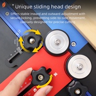 Table Saw Flip Roller Fixture Compatible with 3 4 by 3 8 Inch Grooves and Tracks