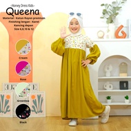 GAMIS ANAK - QUEENA KIDS - BAHAN KATUN RAYON PREMIUM- LEMBUT ADEM DAN NYAMAN DIGUNAKAN - BEST SELLER