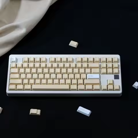 PBT Keycap GMK CYL Dune Keycaps Cherry Profile Dye Sublimation Key Caps For MX Keyboard 61 64 67 75 