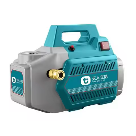 220V 2000W Car Washing Machine High Pressure Water Pump Automatic Pure Copper Portable Water Gun Bru