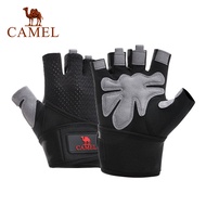 CAMEL Half-finger Gloves for Men and Women for Outdoor Sports Sun Protection and Shock Absorption Fi