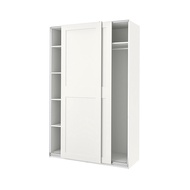 PAX/GRIMO 衣櫃/衣櫥, 白色/白色, 150x66x236 公分