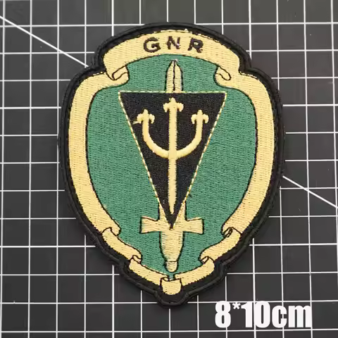GNR Embroidery Patches with hook backingfor Backpacks Clothing