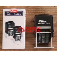 s300 Continuous Date Stamps 2 Pieces Each Piece+2 Oily Ink Pads Piece+1 Piece 15ml Indestructible Bl