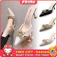READY STOCK💝FRIMO Diachain Heels Women’s Highheel Kasut Wanita Sandal Shoe Travel High Heels Perempu