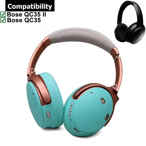 Protective Silicone Case Sweatproof Reusable Washable Cover Skin for Bose QuietComfort 35 QC35 I II 
